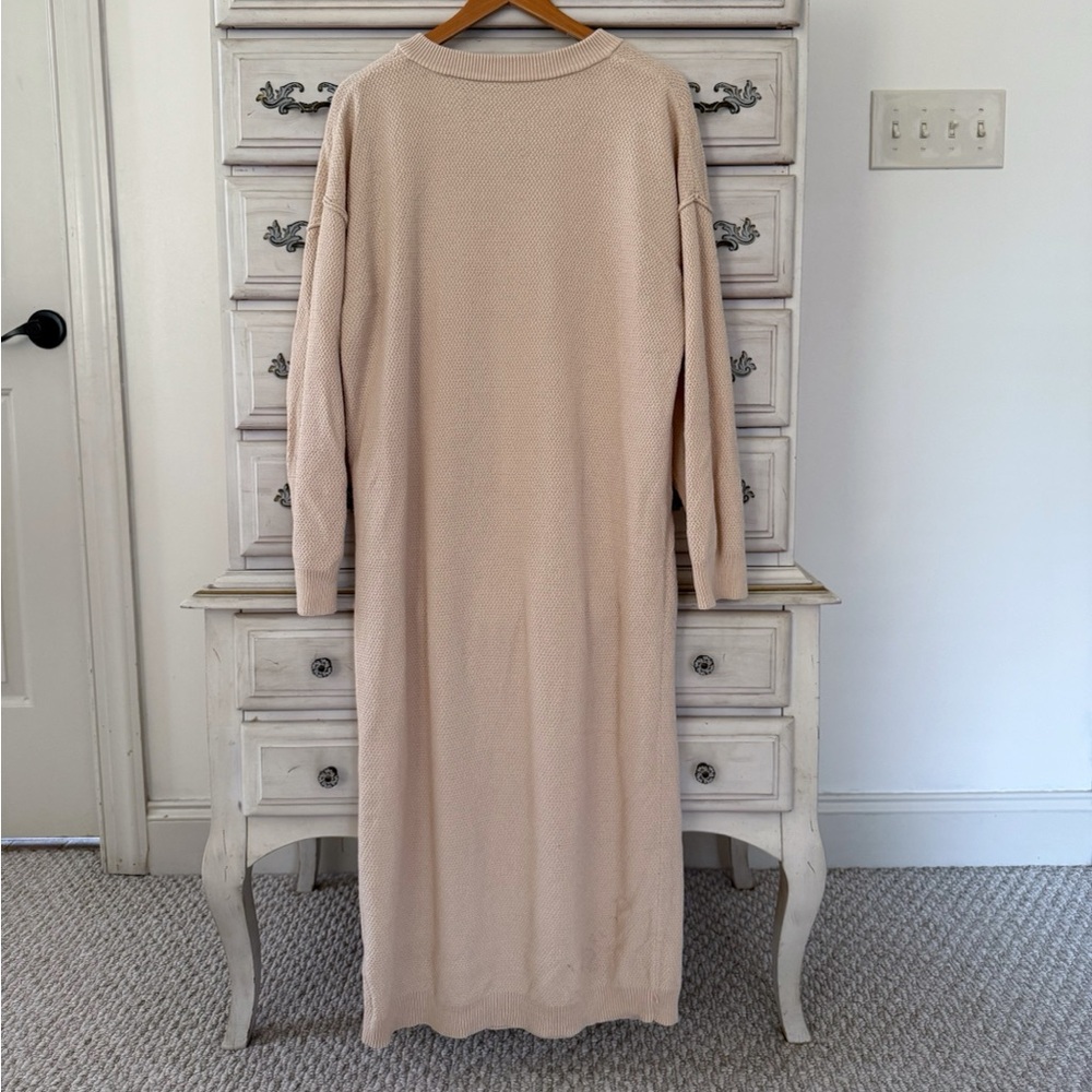 Oatmeal Sweater Midi Dress - Picture 3 of 5